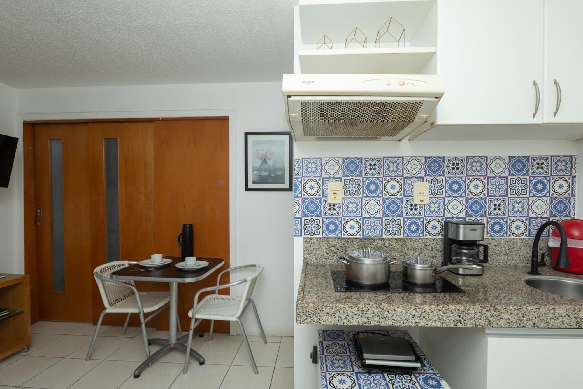 Vista Mar E Lagoa - Cozinha E Frigobar - Apartamento Flat Proximo A Praia São Luís Eksteriør bilde
